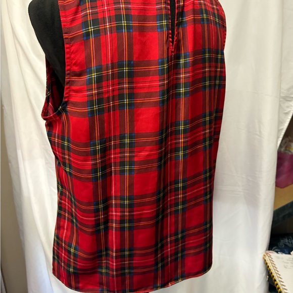 2 Brand New SL plaid tartan dress tops from J.Crew - Picture 4 of 7
